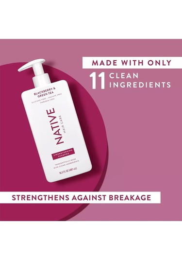Native Blackberry & Green Tea Güçlendirici Şampuan 487ml Tüm Saç Tipleri