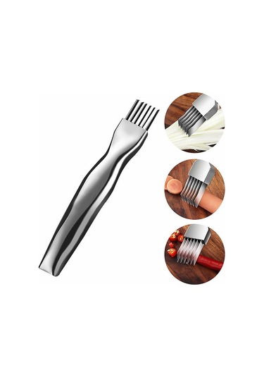 Doğranmış Soğan Doğrayıcı Paslanmaz Çelik Dilimleme Aleti Mutfak Aletleri Nıunıu Diğer