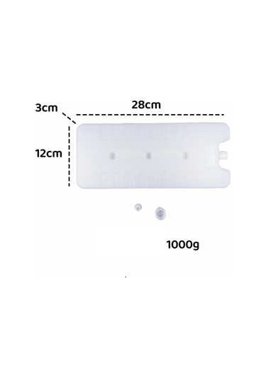 Suntek Daha Uzun Süre Donmuş Kalabilen Buz Bloğu Plaj Ev 1000 Gr 28cmx12cmx3cm