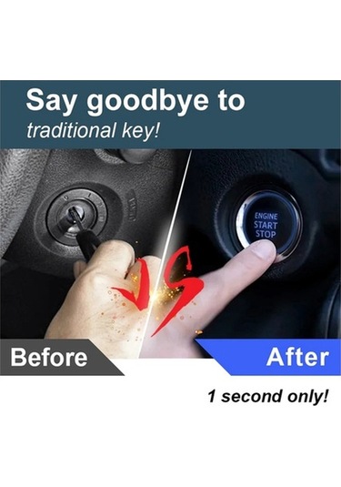 Ulzyvf Uzaktan Tek Sistemi Motor Kiti Kilidi Kapı Düğmeli Başlatma/durdurma Araba Alarmı Kw