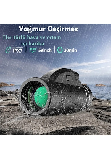 Techtic 80x Dürbün Ultra Zoom Tek Göz Monoküler Teleskop