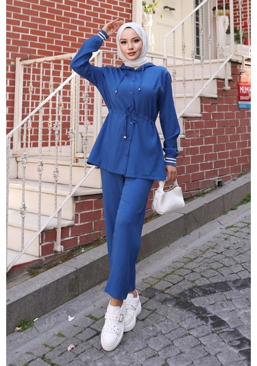 Ribana Detaylı Takım İndigo I Ndigo