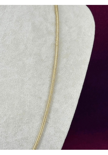 14 K Renginde Kalın İtalyan Zincir Model Gold Kolye Gold