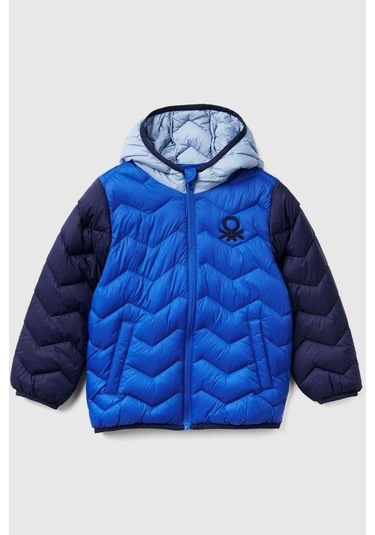 United Colors Of Benetton Erkek Bebek 2twdgn02v-25k Mevsimlik Mont Mavi-2111 Mavi