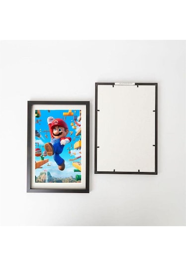 Süper Mario Tasarımlı Çocuk Odası İçin Çerçeve 20 X 30 Cm