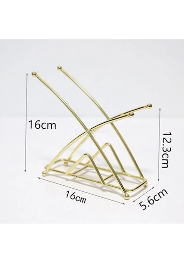 Altın A-nordic Peçetelik Doku Tutucu Kağıt Havlu Dispenseri Cafe Bağlantısız