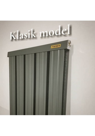 Alüminyum Panel Radyatör Klasik 1500 X 320 Ral 7016 Antrasit Gri