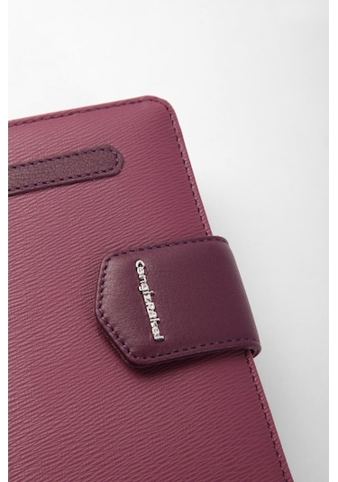 Cengiz Pakel Kadın Orta Boy Cüzdan 65256M Mürdüm- Mürdüm