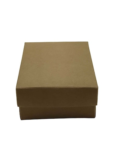 Kraft Karton Kolye&bileklik&set Kutusu Süngerli 24 Adet Kahverengi