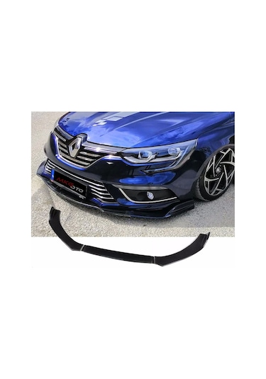 Renault Megane 4 Ön Lip Piona Black 3 Prç 2016 Ön Ek