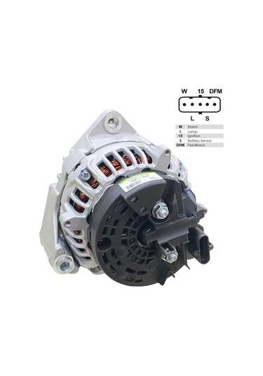 24v Alternatör Dinamo 120 A 5 Fiş Soketli W-l-15-s-dfm Daf-man Tga/tgl/tgm/tgs