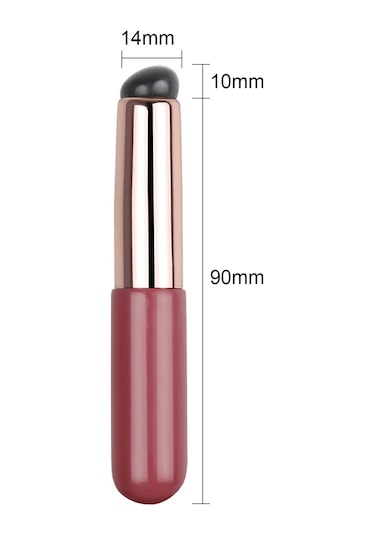 Shineyee Yumuşak Silikon Ruj Fırçası - Hassas Uygulama Ve Karıştırma İçin Taşınabilir Makyaj Aracı