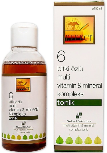 Effect 6 Bitki Özlü Multi Vitamin & Mineral Komplex Tonik 150 ML