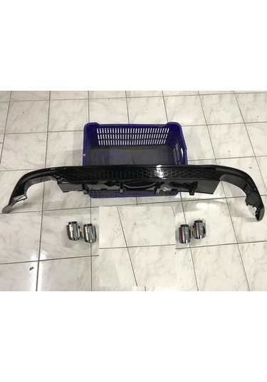 Volkswagen Golf 7.5 Arka Tampon Difüzör Gti Çift Çıkış 2017-