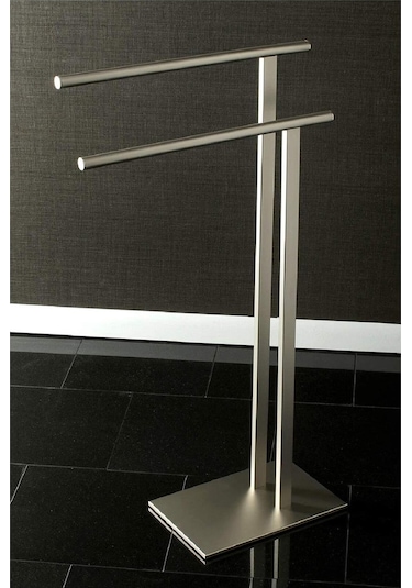 Denise Satine Paslanmaz Ayaklı Havluluk Gümüş