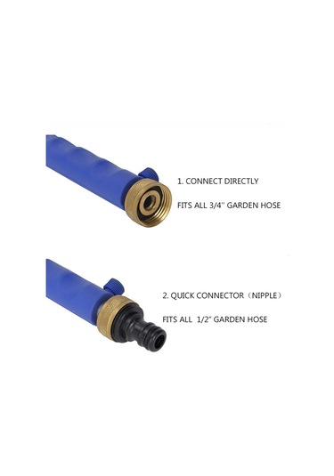 Xiyyadms Yüksek Basınçlu Bahçe Hortumu, Araç Ve Cam Temizliği İçin Taşınabilir 2 Farklı Nozzleli Yıkama Spreyi