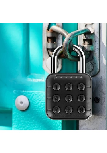 Dashanshop Elektronik Şifreli Kilit Metal Gövde Ip67 Su Geçirmez Pil Güçlü Bagaj Kapı Dolap