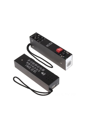 Teltree 3'ü 1 Arada Taşınabilir Şarj Cihazı, Fener Ve Fm Radyo - Dış Mekan Ve Seyahat İçin Uygun, Akıllı Telefon Şarj Edici