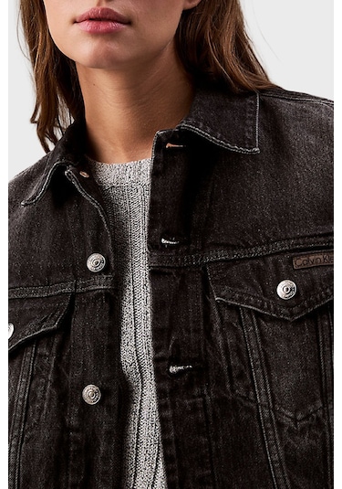 Calvin Klein Bayan Kot Ceket Lv047b741g Rdd Siyah Siyah