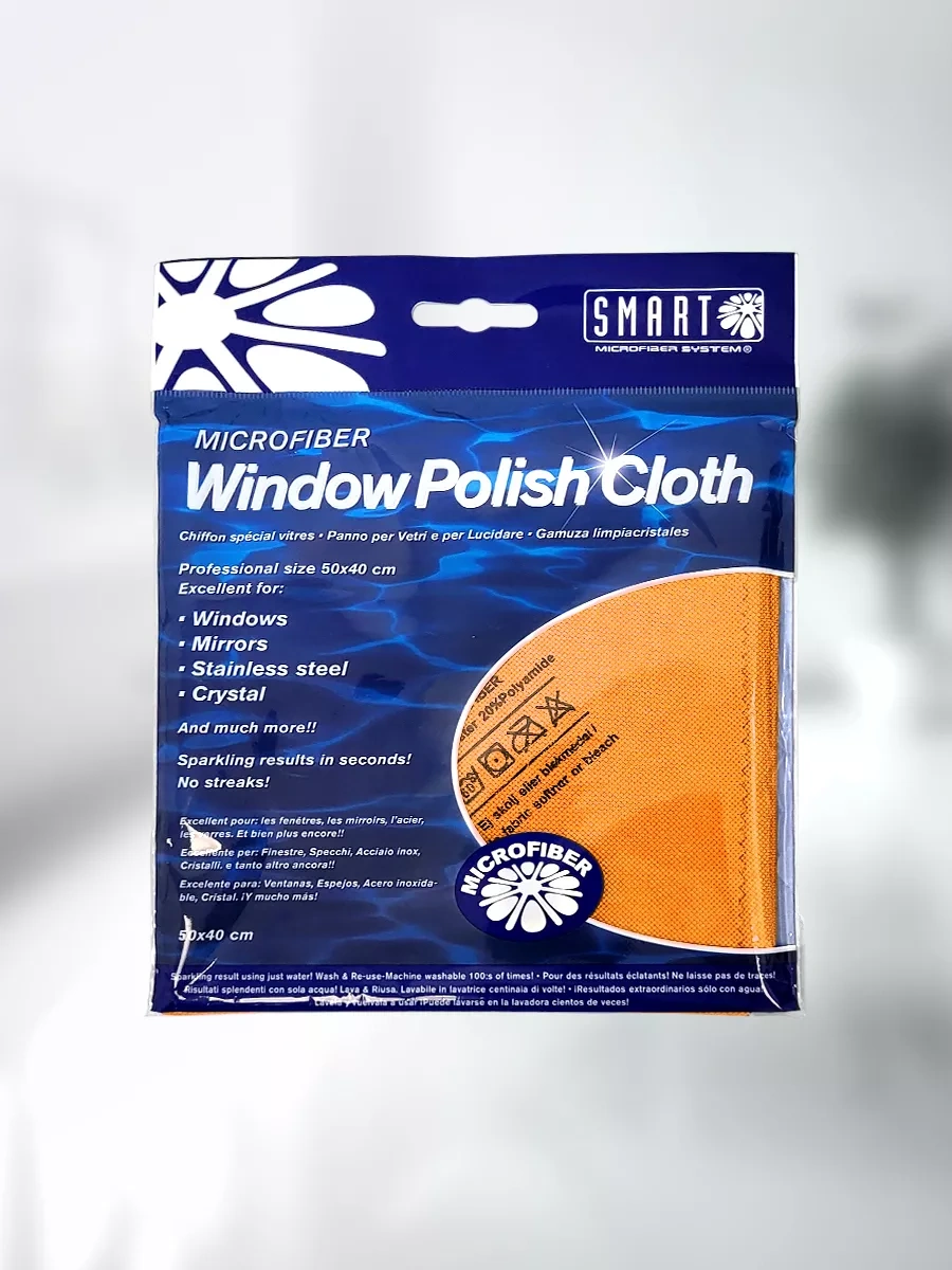 Smart Microfiber System Cam Ve Aynalar İçin Smart Bez 40x50cm/temizlik 90936033 Turuncu