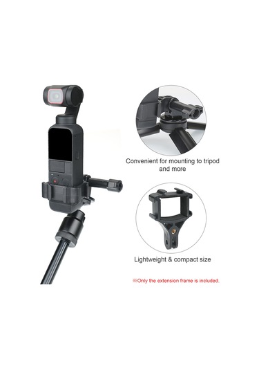 Singree Djı Osmo Pocket 2 İçin Çok Amaçlı Uzatma Ayağı Ve Soğuk Ayakkabı Bağlantılı Tripod Adaptörü