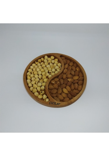 Yin Yang Ahşap Çerezlik Kahvaltılık