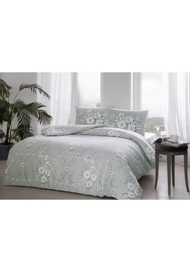 Taç. 60266940 -rnf Cıft Kslk Nevresım Takımı Lıly V05-grı Gri