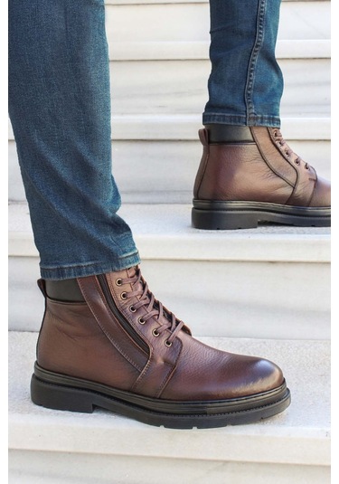 Hakiki Deri Erkek Klasik Bot 943sma926 001