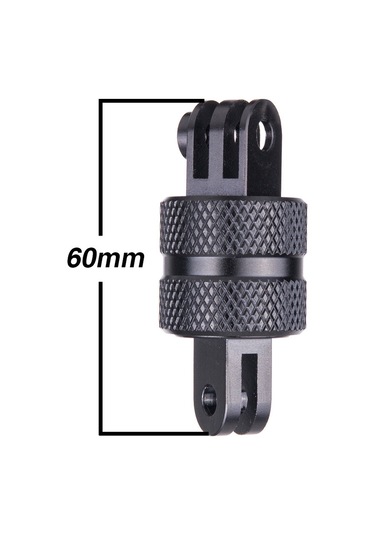 Ranyeek 360 Derece Dönebilir Alüminyum Bisiklet Kamera Sabitleyici, Uzun Model, 22.2-33mm Çapa Uygun Siyah