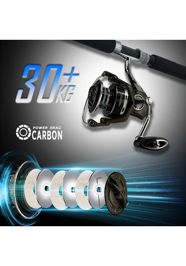 Motion003 Mbln Marka Hm R2-12000 Serisi Buyuk Boy Doner Makara Aliminyum Alasim Spool Guclu Frenleme Tuzlu Su Balikcilik Makarasi