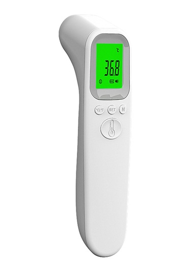 Yifomall "kızılötesi Alın Termometresi - Hızlı Ölçüm, Renkli Ekran Ve Yüksek Ateş Alarmı"