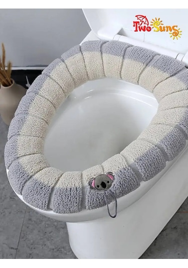 Two Suns Yumuşak Tuvalet Kılıfı 163505069 Gri