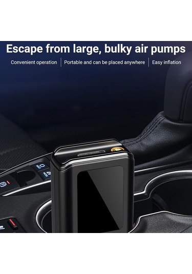 Qf Araba Lastikleri İçin Elektrikli Hava Pompası Akülü Şişirme