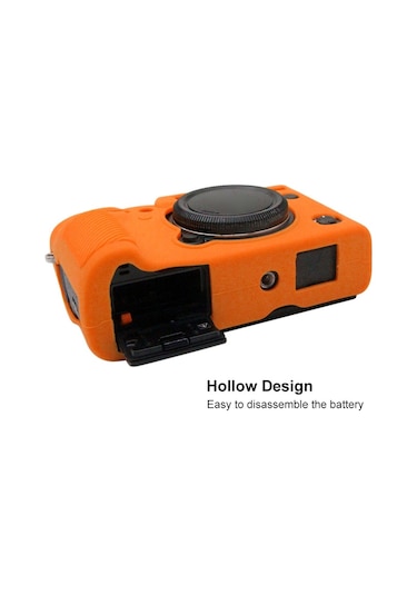 Fujıfılm Xt3 İçin Puluz Soft Silikon Koruyucu Kılıf Turuncu Diğer