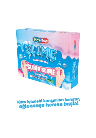 Cloud Slime - Pufidik Slime Hazırlama Seti PEMBE