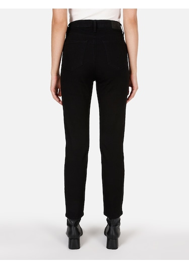 Colins 703 Carla Dar Kesim Orta Bel Düz Paça Siyah Kadın Pantolon Cl1071317 Siyah