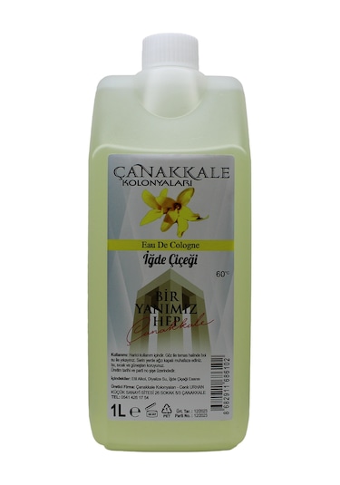 Çanakkale Kolonyaları İğde Çiçeği Kolonyası 2 x 1 L