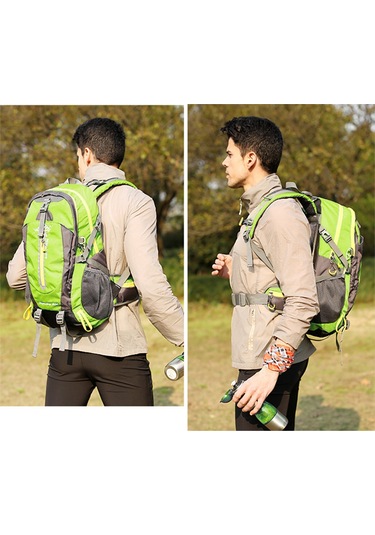 Padalink 40l Hacimli Dayanıklı Seyahat Sırt Çantası - Hafif Ve Kompakt Tasarım Siyah Siyah