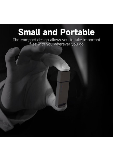 Vkemall Lenovo Thinkplus Tu100 Usb3.1 Bellek 64gb, 75mb/s Hızlı Aktarım, Çinko Alaşımlı Kasa, Taşınabilir Veri Saklama Aleti