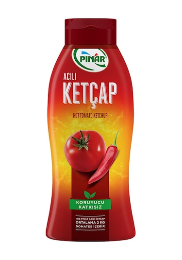 Pınar Ketçap Acılı 600 G