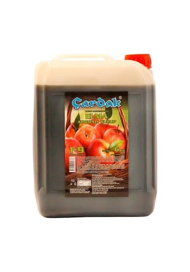 Beyaz Çardak Elma Aromalı Konsantre Şurup 6 KG