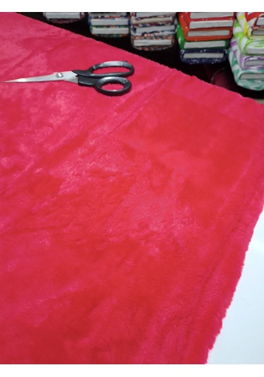 Toskana Peluş Kumaş Kırmızı