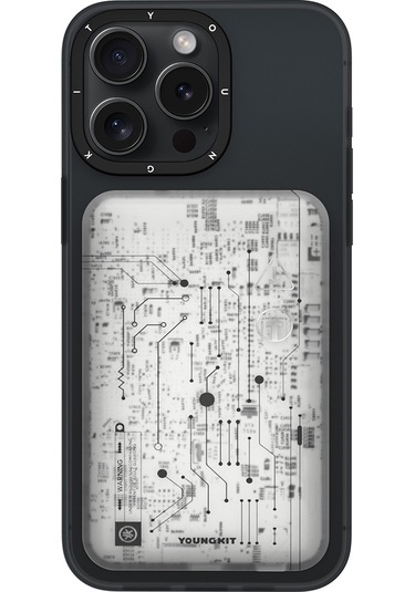 Youngkit Tech Serisi 15 W 5000 mAh Hızlı Şarj Özellikli Wireless Powerbank - Beyaz