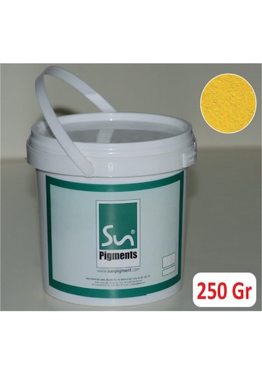 Demir Oksit Sarı Pigment 250 Gr