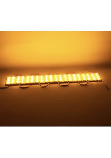 Point 3 Ledli Parmak Led Modül 1.5w 2835 Smd Mercekli 12v-20 Adet Sarı