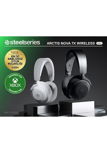 Steelseries Arctis Nova 7x Gen2 Kablosuz Beyaz Gaming Kulaklık