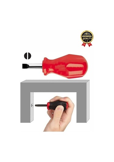 Özel Üretim Kaliteli Dayanıklı Ergonomik Tadilat Vidalama Avuç İçi Düz Yıldız 2'li Tornavida Seti