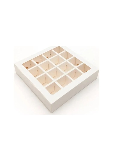 Upakeko 16'lık Şeker Kutusu, Pencereli Ve Bölmeli 303299710