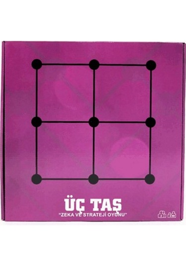 Büro Ev Ofis Çocuk Hediyesi İçin Zeka Oyunu Ahşap Üç Taş Oyunu