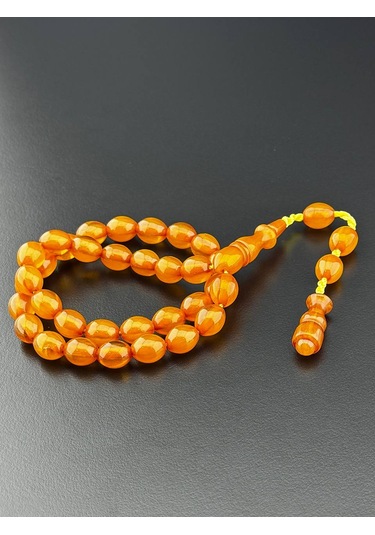 Osmanlı Benzetme Sıkma Kehibar Tesbih Hcz-model Gkrıww Sarı